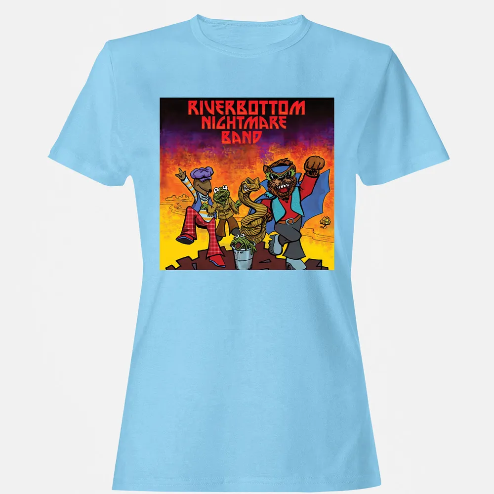 Women's T-Shirt - X4MDFJQ6 - Light Blue - 8