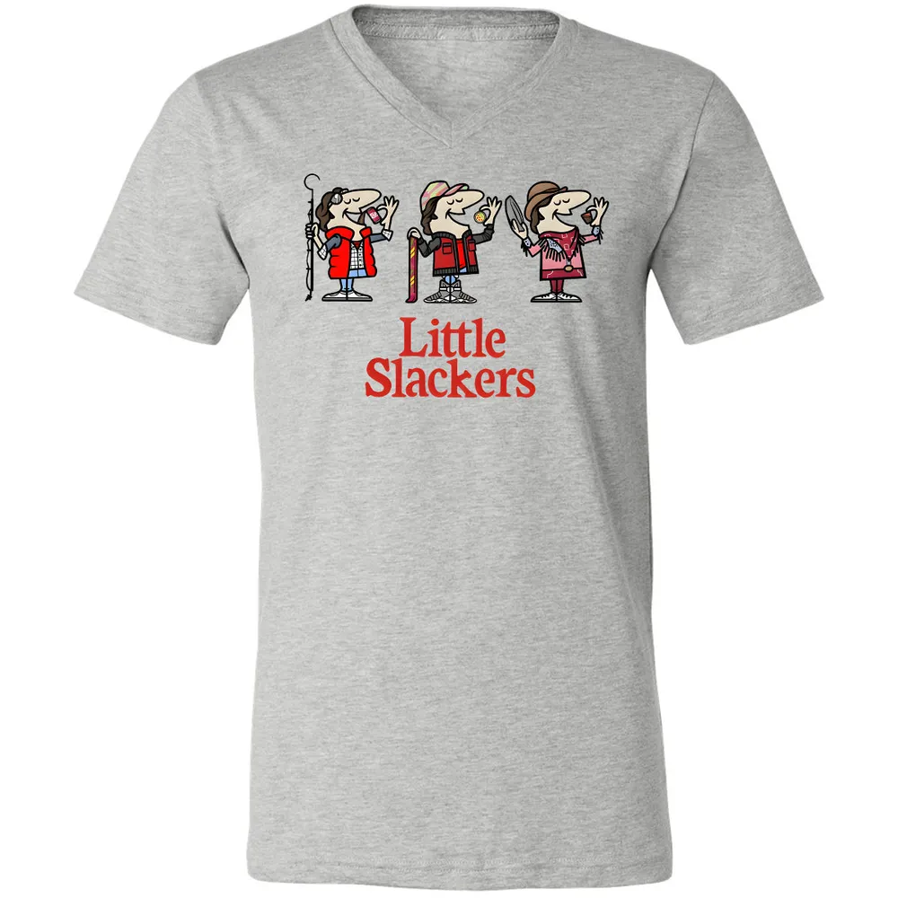 Unisex V-Neck T-Shirt - B1MFXL9A - Athletic Heather - 7