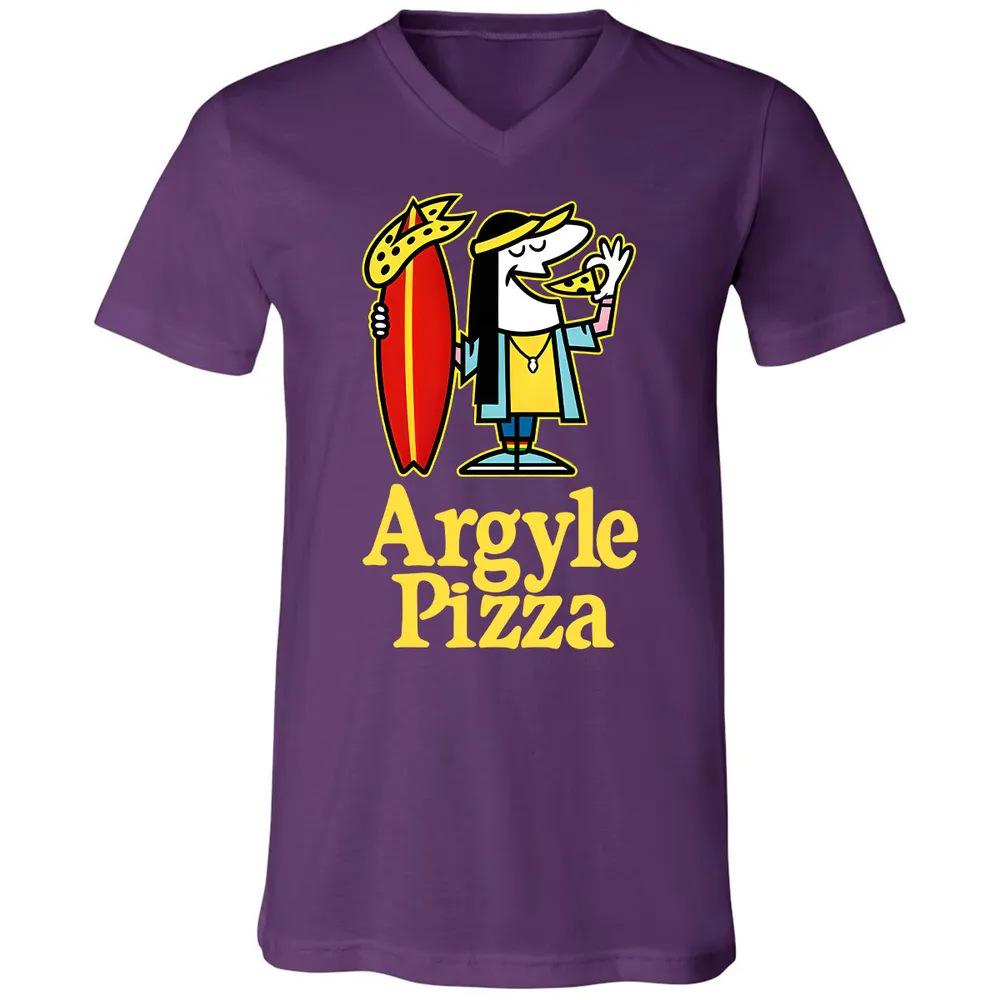 Unisex V-Neck T-Shirt - YQS359C3 - Team Purple - 9