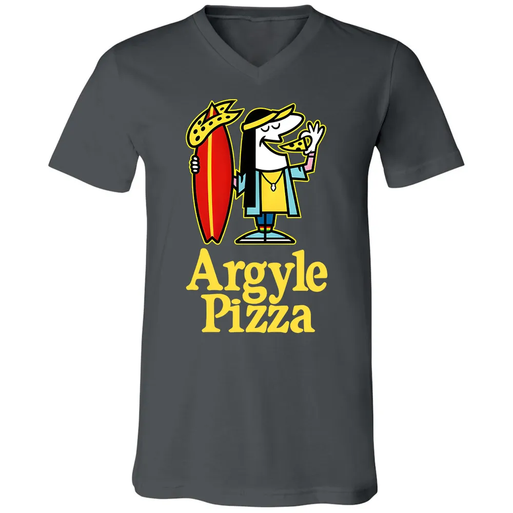 Unisex V-Neck T-Shirt - YQS359C3 - Asphalt - 12