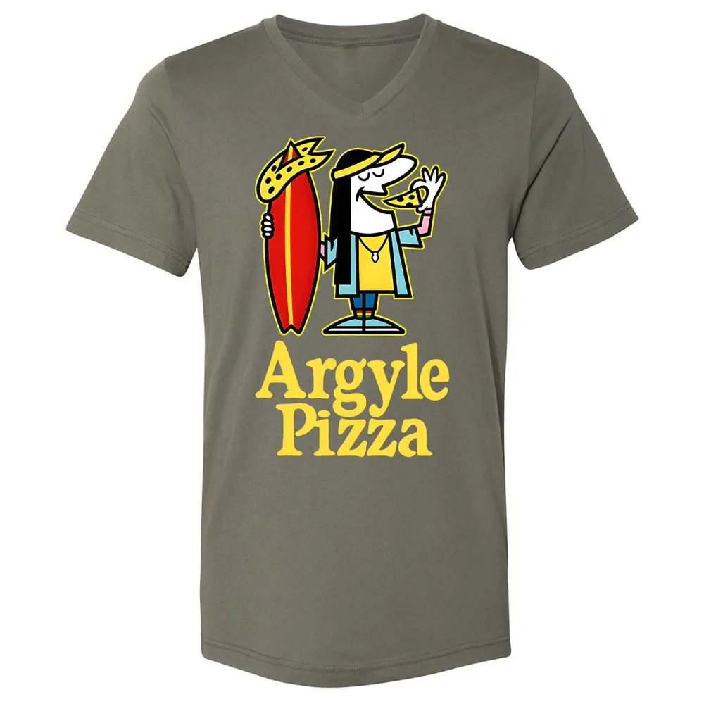 Unisex V-Neck T-Shirt - YQS359C3 - Military Green - 10