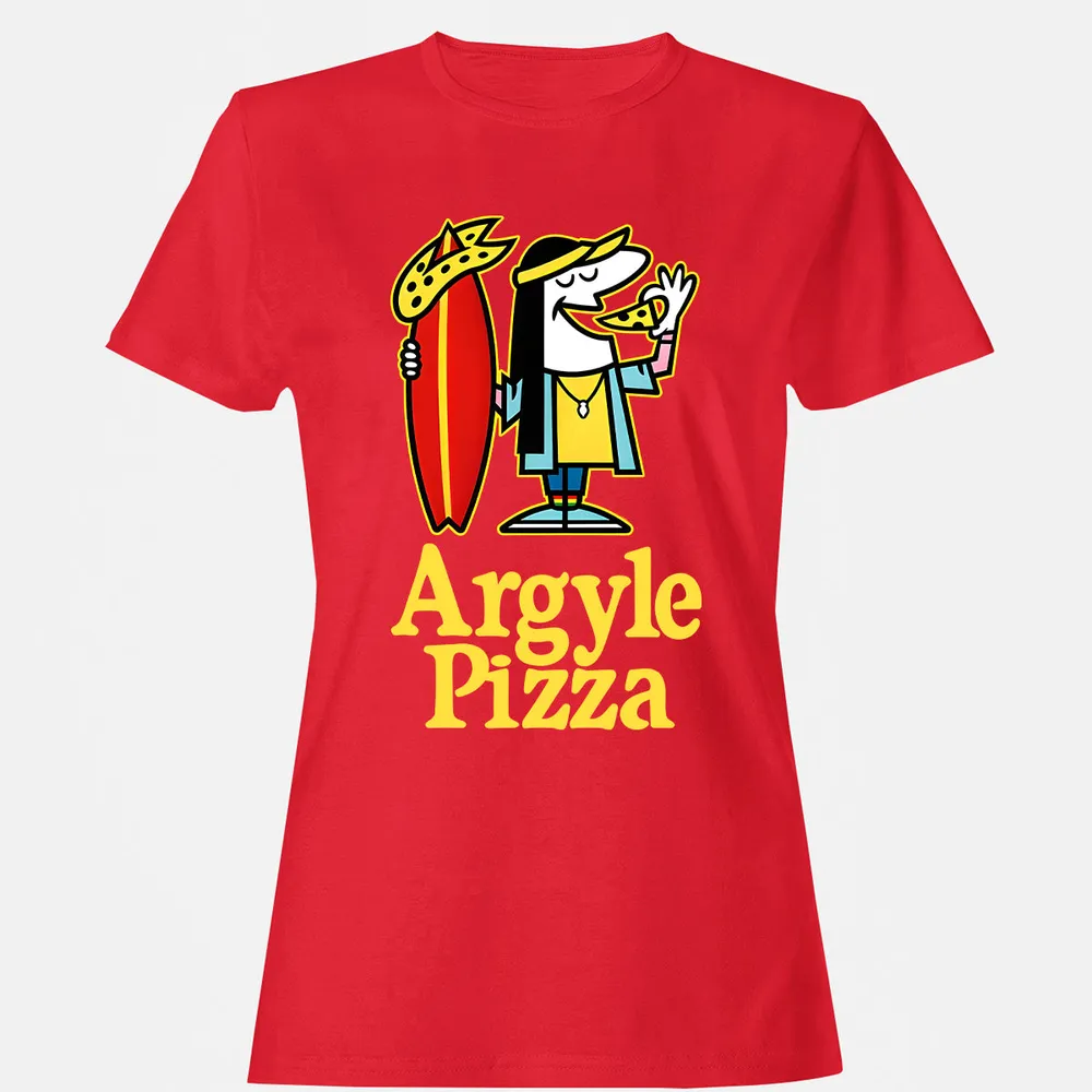 Women's T-Shirt - 6LS1NN9R - Red - 13