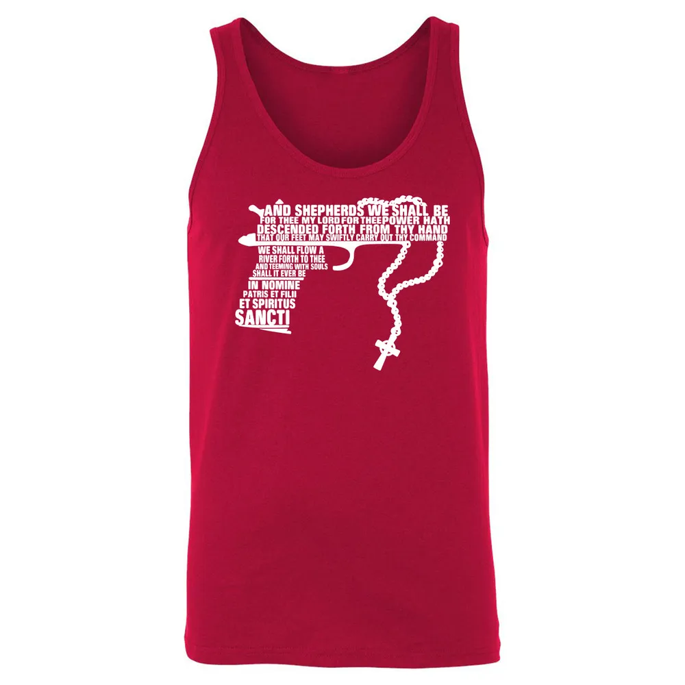 Unisex Jersey Tank - W5WR9CEQ - Red - 11
