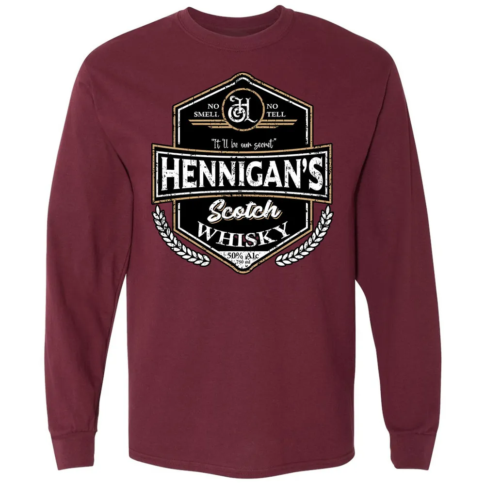 Long Sleeve T-Shirt - B31U2CCA - Maroon - 11