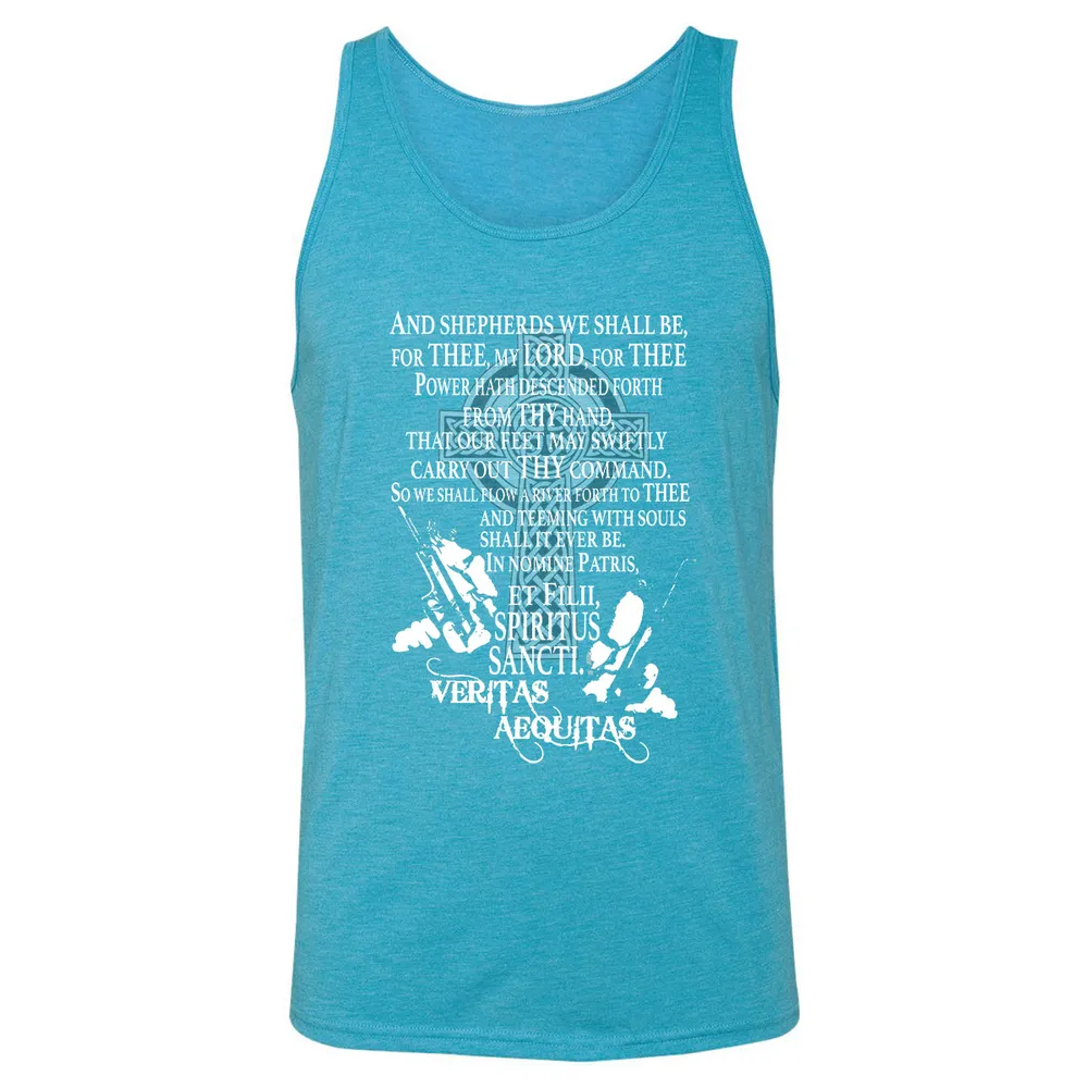 Unisex Jersey Tank - RF2W836G - Aqua Triblend - 3