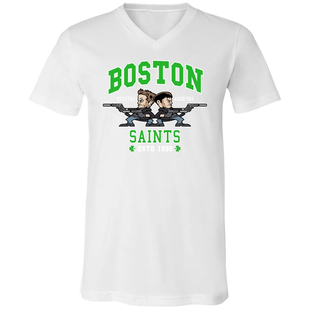Unisex V-Neck T-Shirt - 3KBJWPQ1 - White - 5