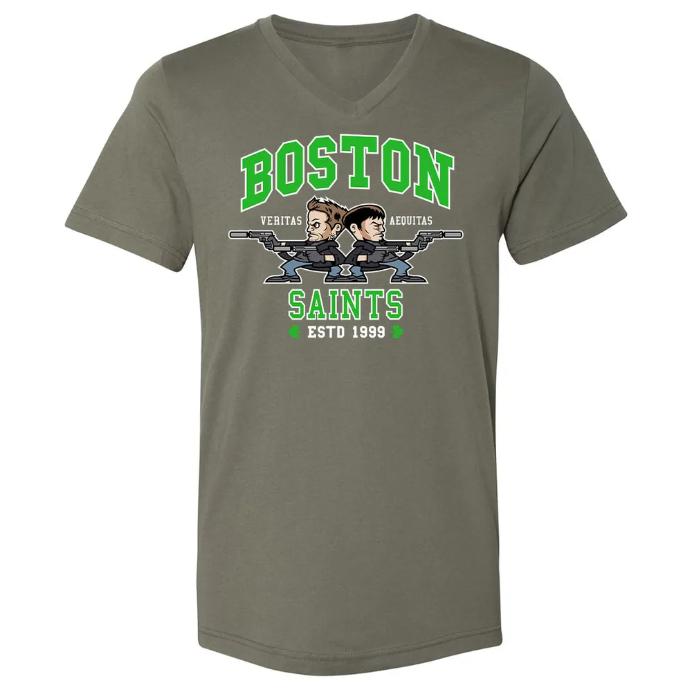 Unisex V-Neck T-Shirt - 3KBJWPQ1 - Military Green - 10
