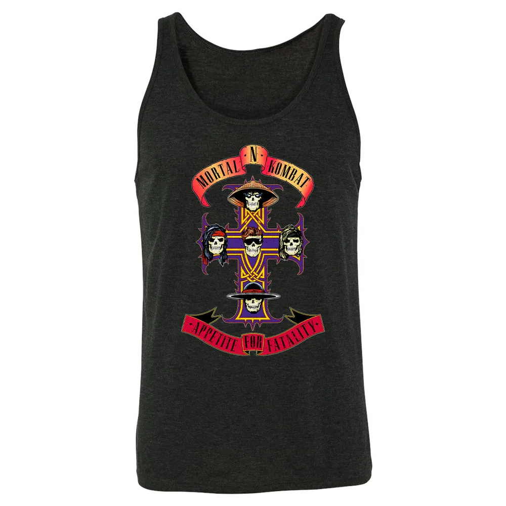 Unisex Jersey Tank - 1AXMB9KX - Charcoal Black Triblend - 5