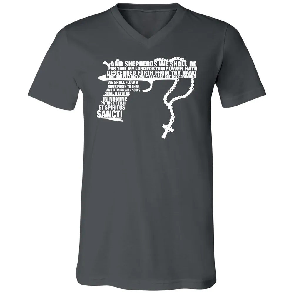Unisex V-Neck T-Shirt - UCEXX711 - Asphalt - 12