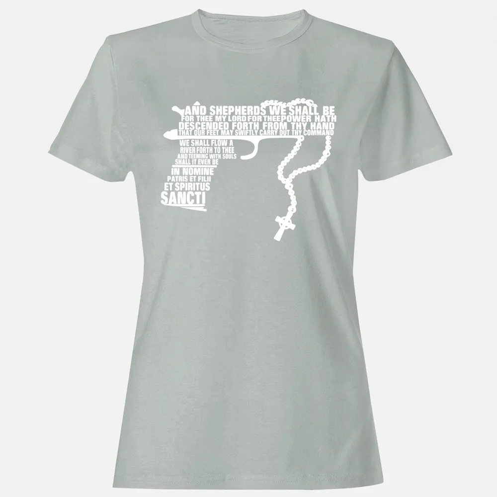 Women's T-Shirt - 6ZMWY9DY - Ash - 2