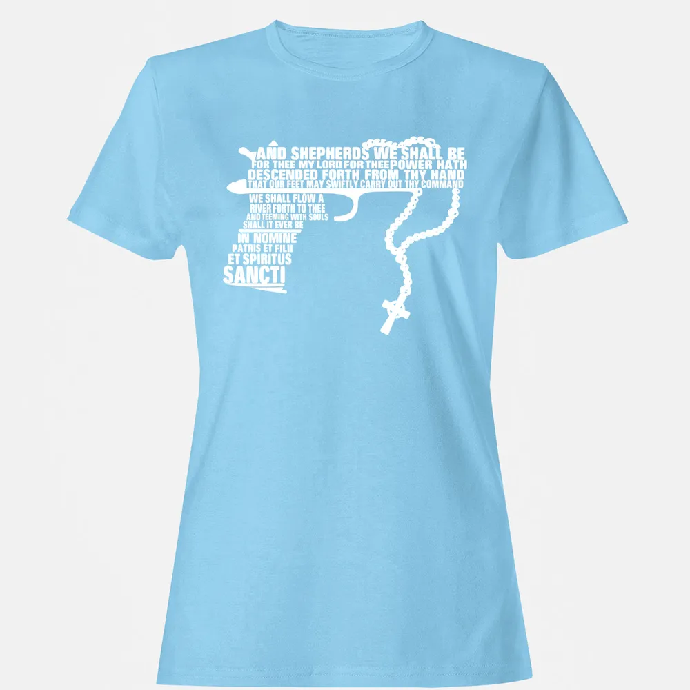 Women's T-Shirt - 6ZMWY9DY - Light Blue - 8