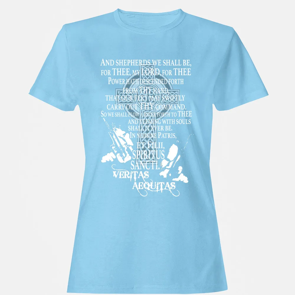 Women's T-Shirt - F8EBXQJA - Light Blue - 8