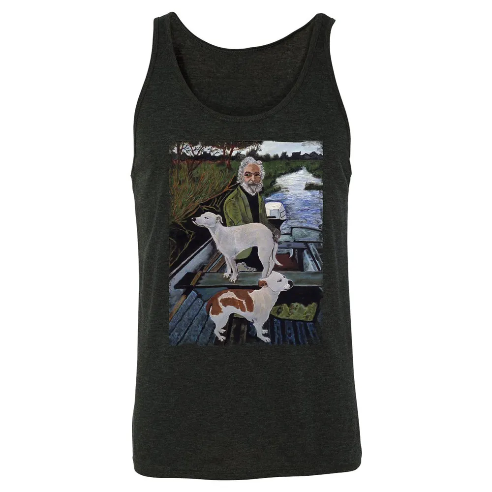 Unisex Jersey Tank - YFABK8NA - Charcoal Black Triblend - 5