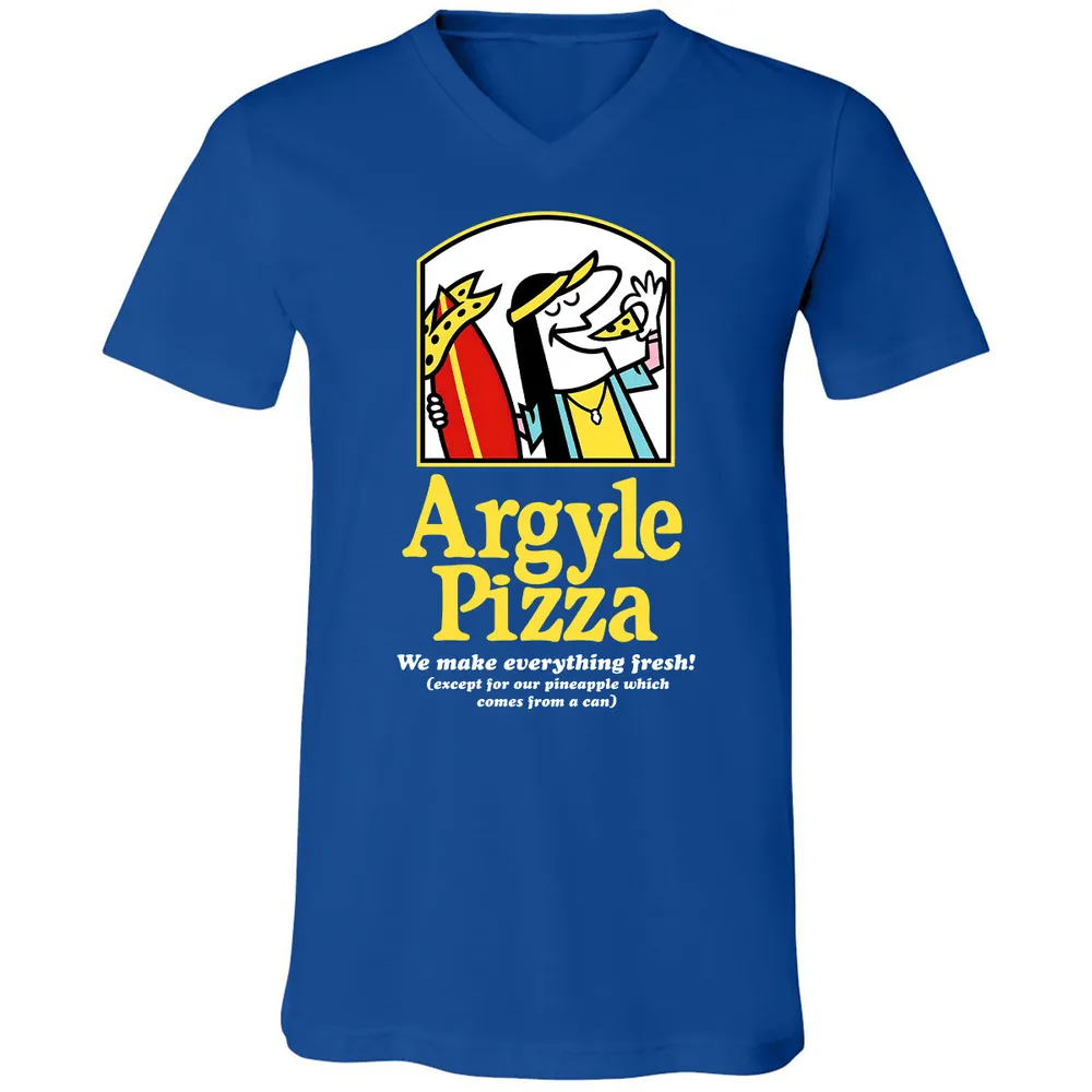 Unisex V-Neck T-Shirt - A9BSZUUZ - True Royal - 4