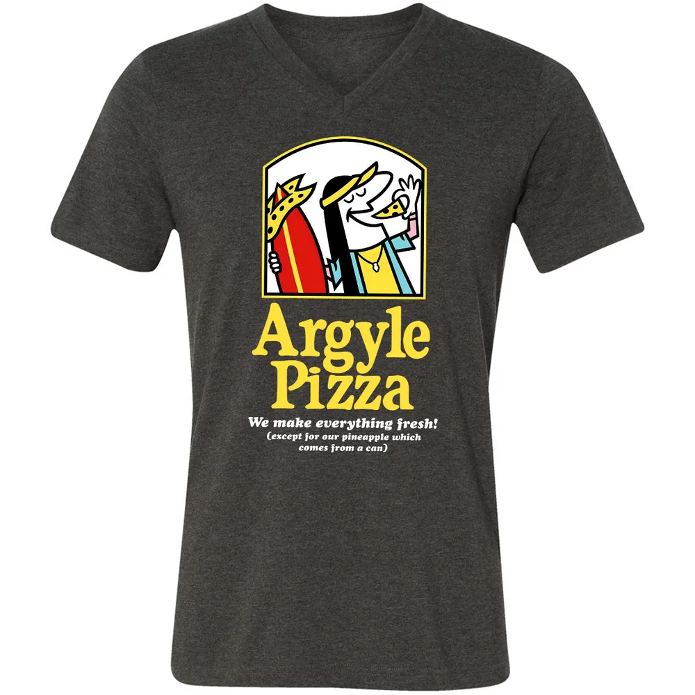 Unisex V-Neck T-Shirt - A9BSZUUZ - Dark Grey Heather - 8