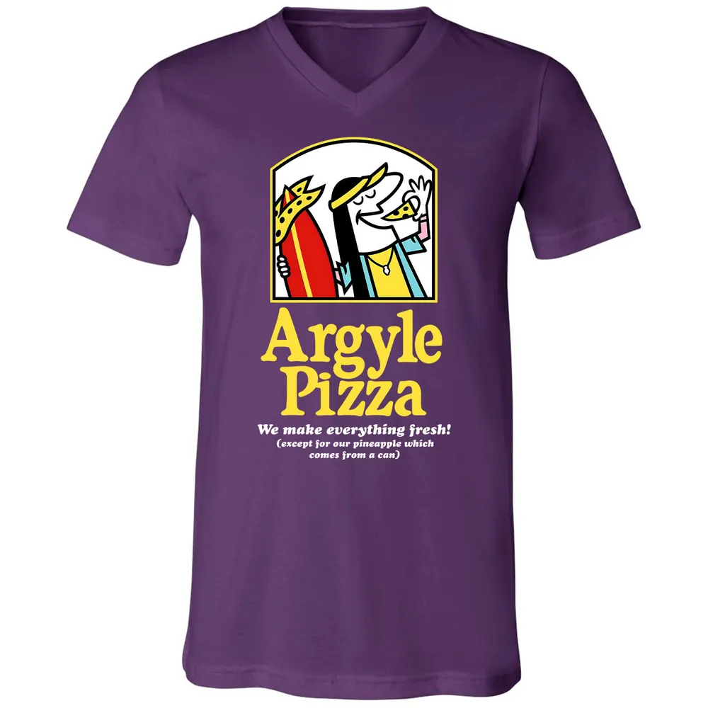 Unisex V-Neck T-Shirt - A9BSZUUZ - Team Purple - 9