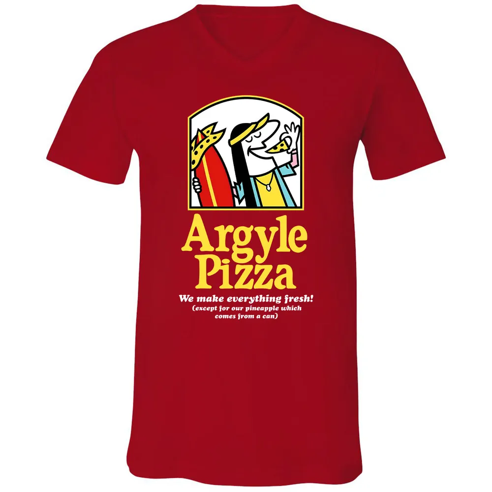 Unisex V-Neck T-Shirt - A9BSZUUZ - Red - 3
