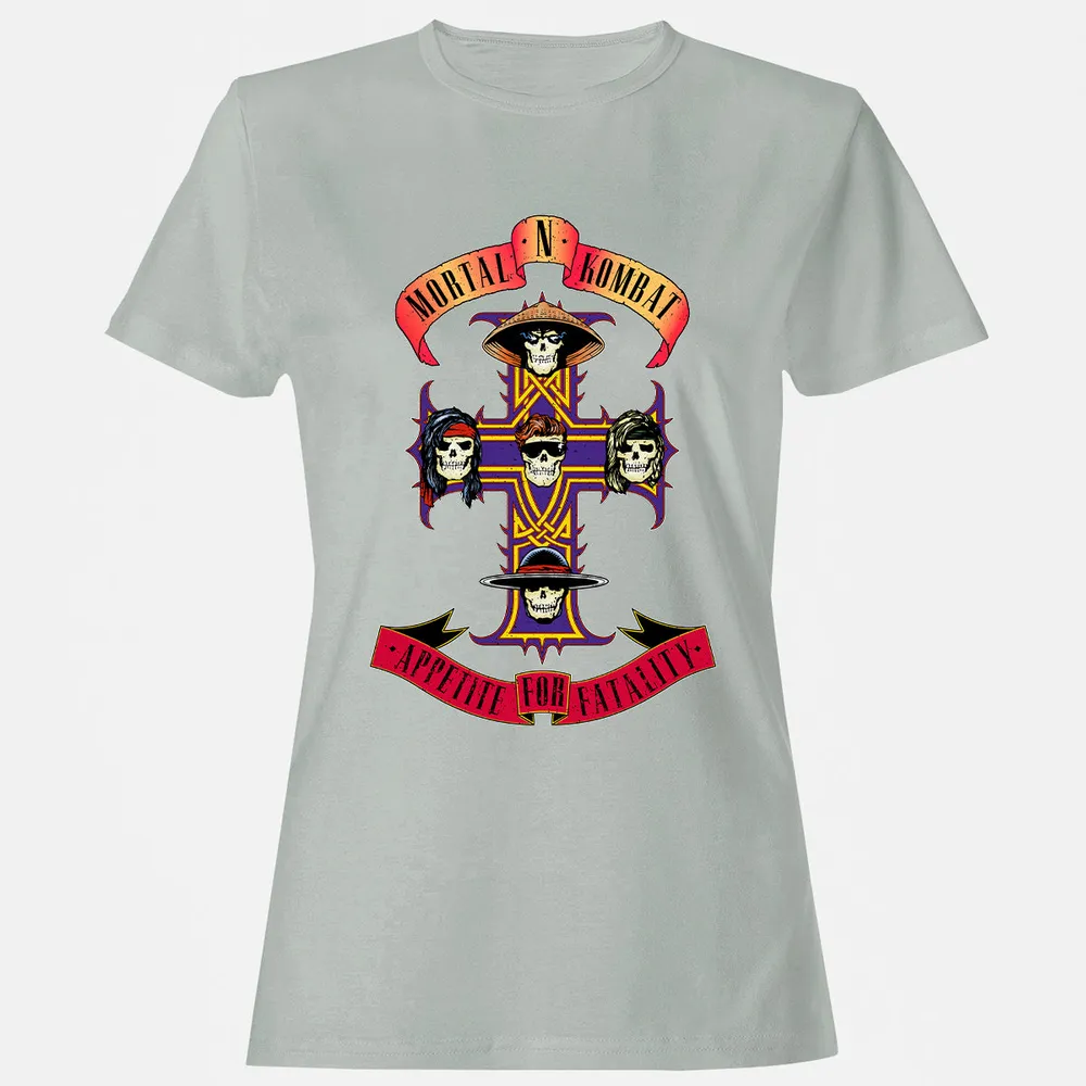 Women's T-Shirt - JSKJ9VJZ - Ash - 2