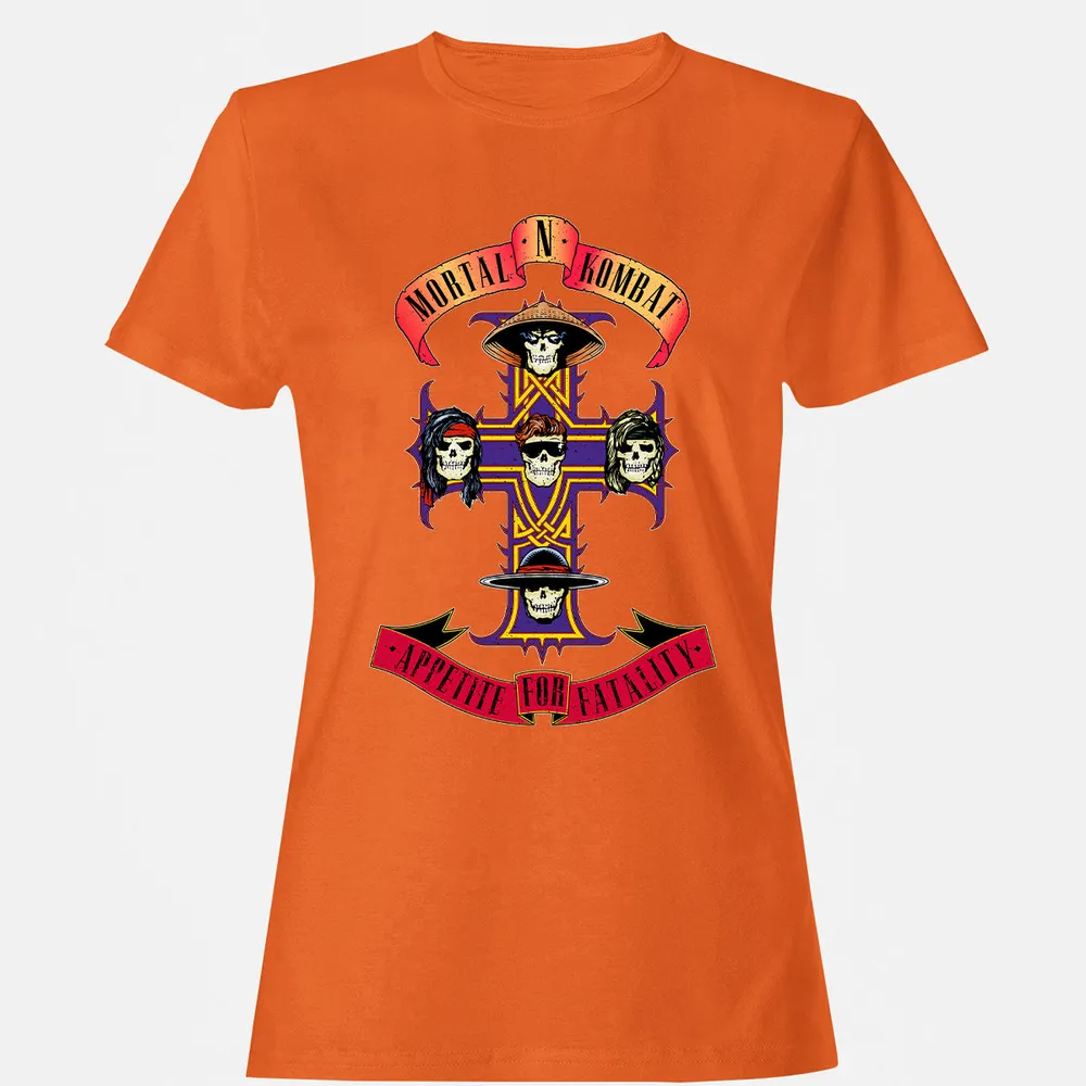 Women's T-Shirt - JSKJ9VJZ - Orange - 11