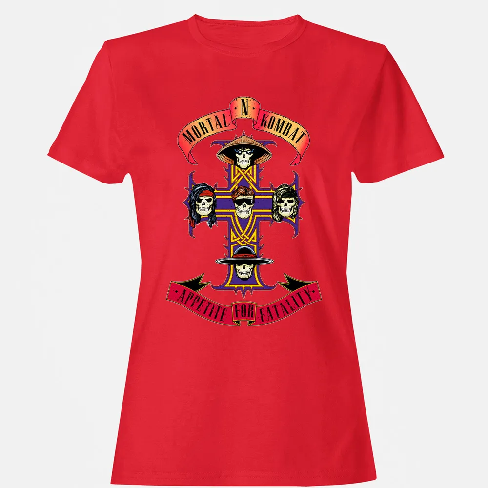 Women's T-Shirt - JSKJ9VJZ - Red - 13