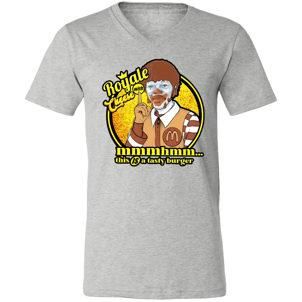 Unisex V-Neck T-Shirt - 9RD1N1D3 - Athletic Heather - 7
