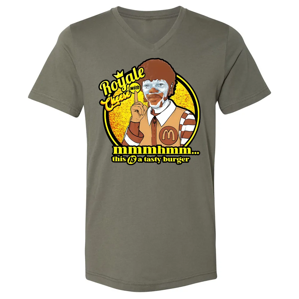 Unisex V-Neck T-Shirt - 9RD1N1D3 - Military Green - 10