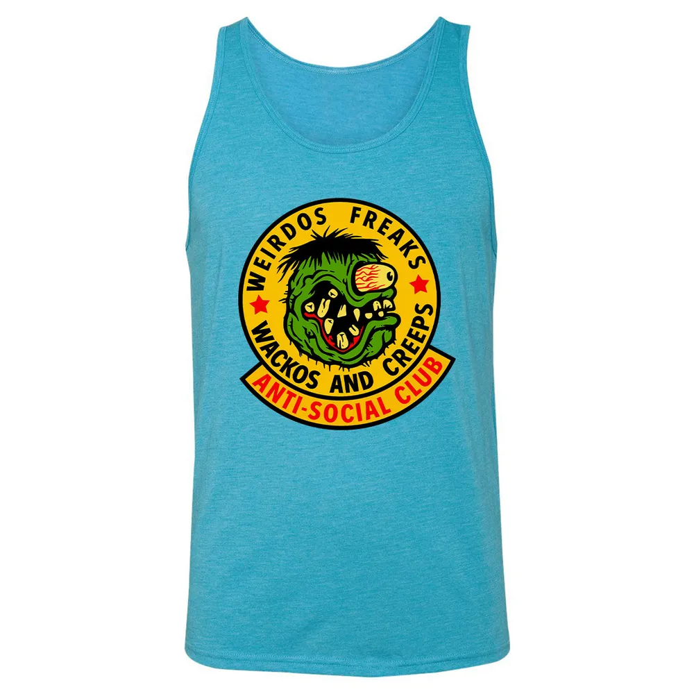 Unisex Jersey Tank - DXYNRYLW - Aqua Triblend - 3