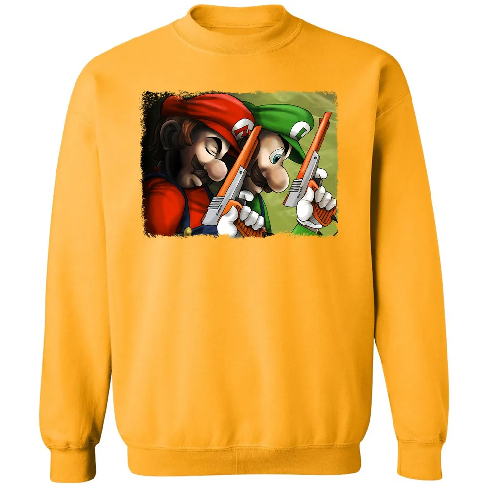 Classic Unisex Sweatshirt - FQP73TJR - Gold - 11