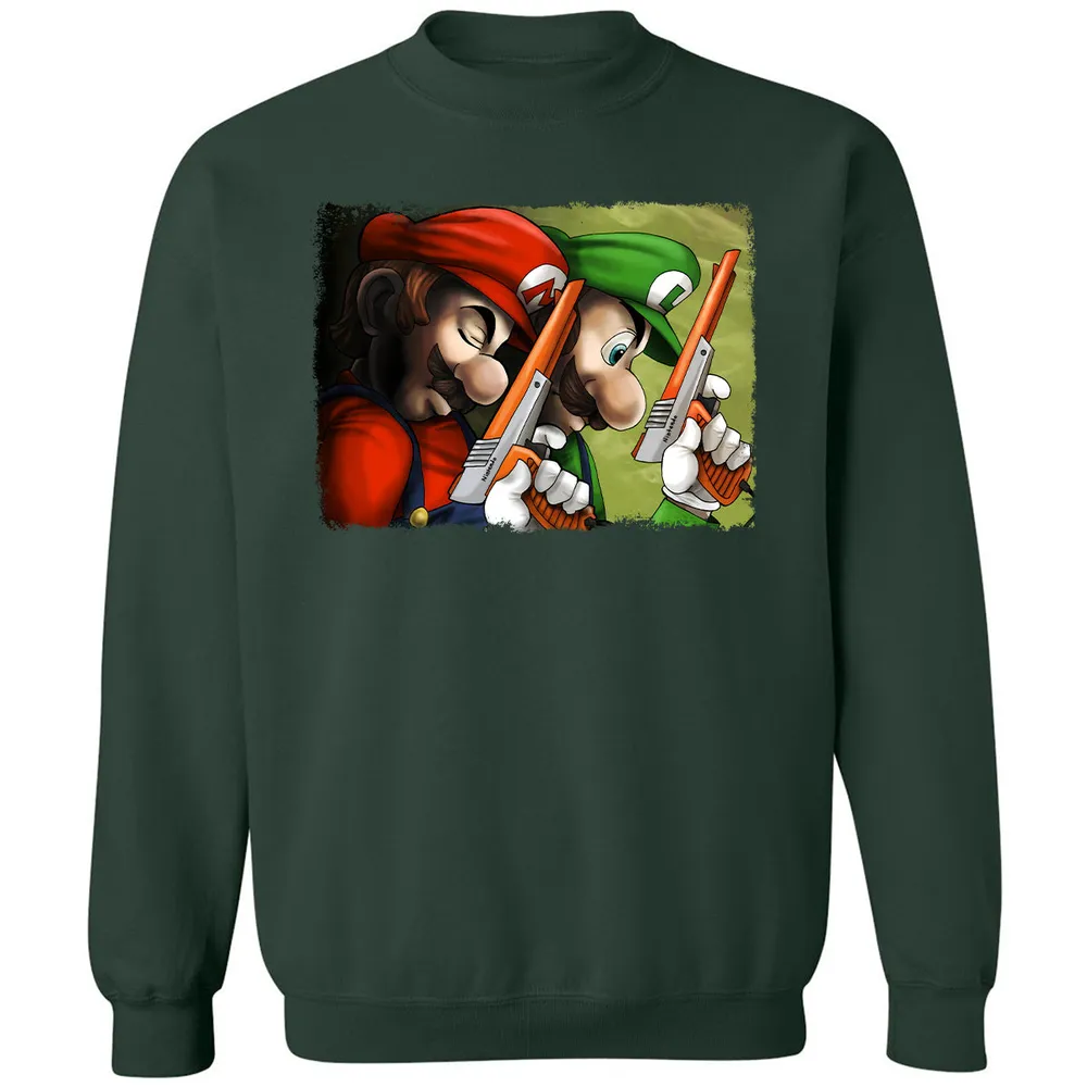 Classic Unisex Sweatshirt - FQP73TJR - Forest Green - 4