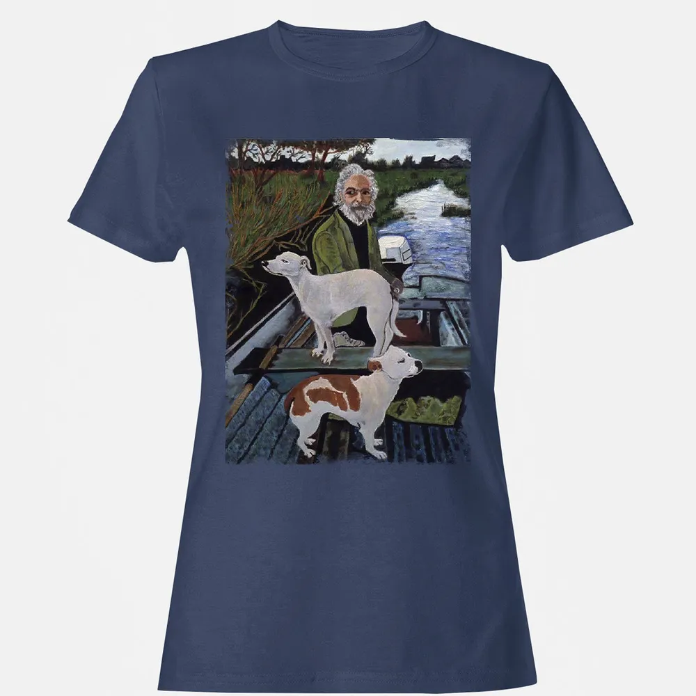 Women's T-Shirt - E66GA6WZ - Navy - 10