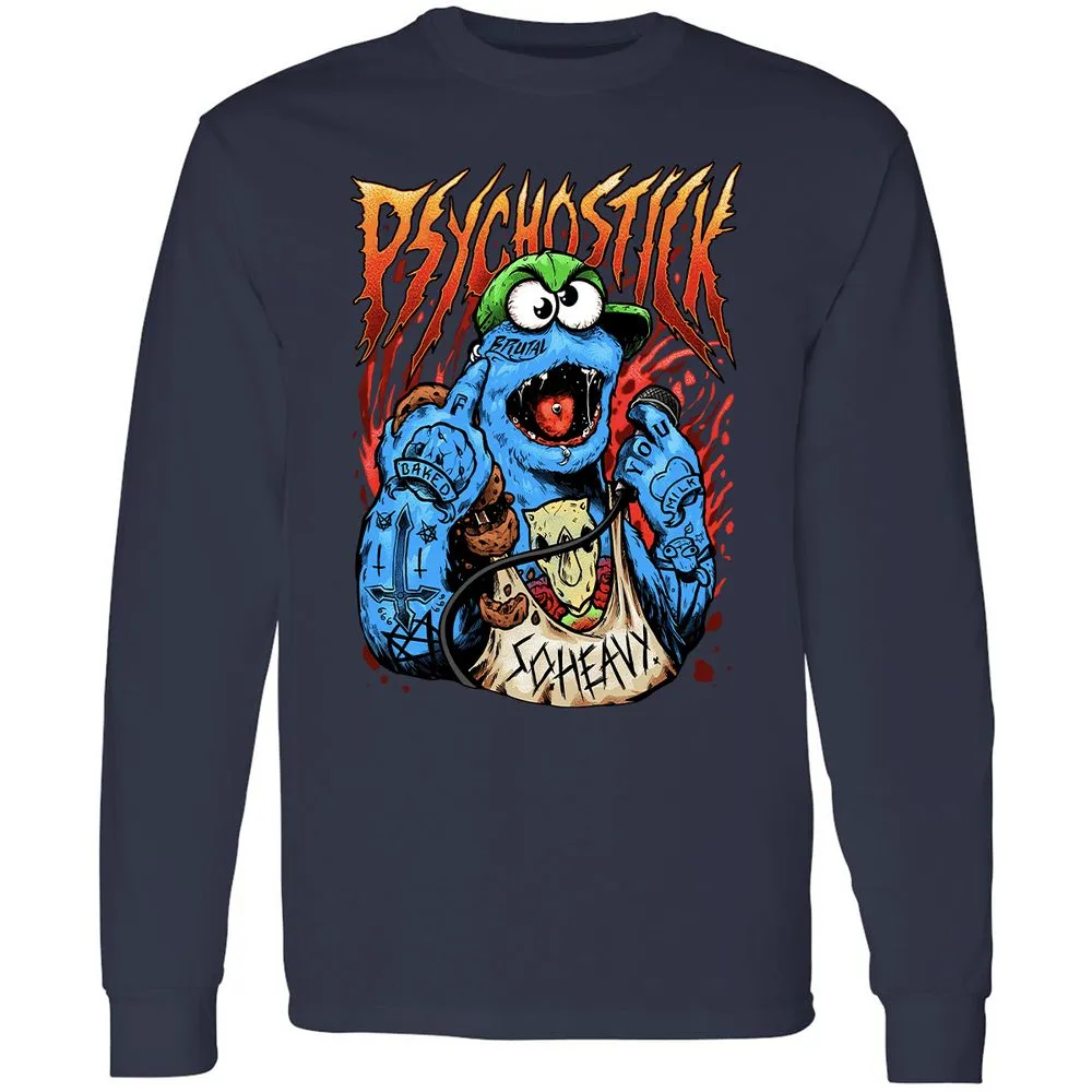Long Sleeve T-Shirt - HNNMLZS9 - Navy - 2