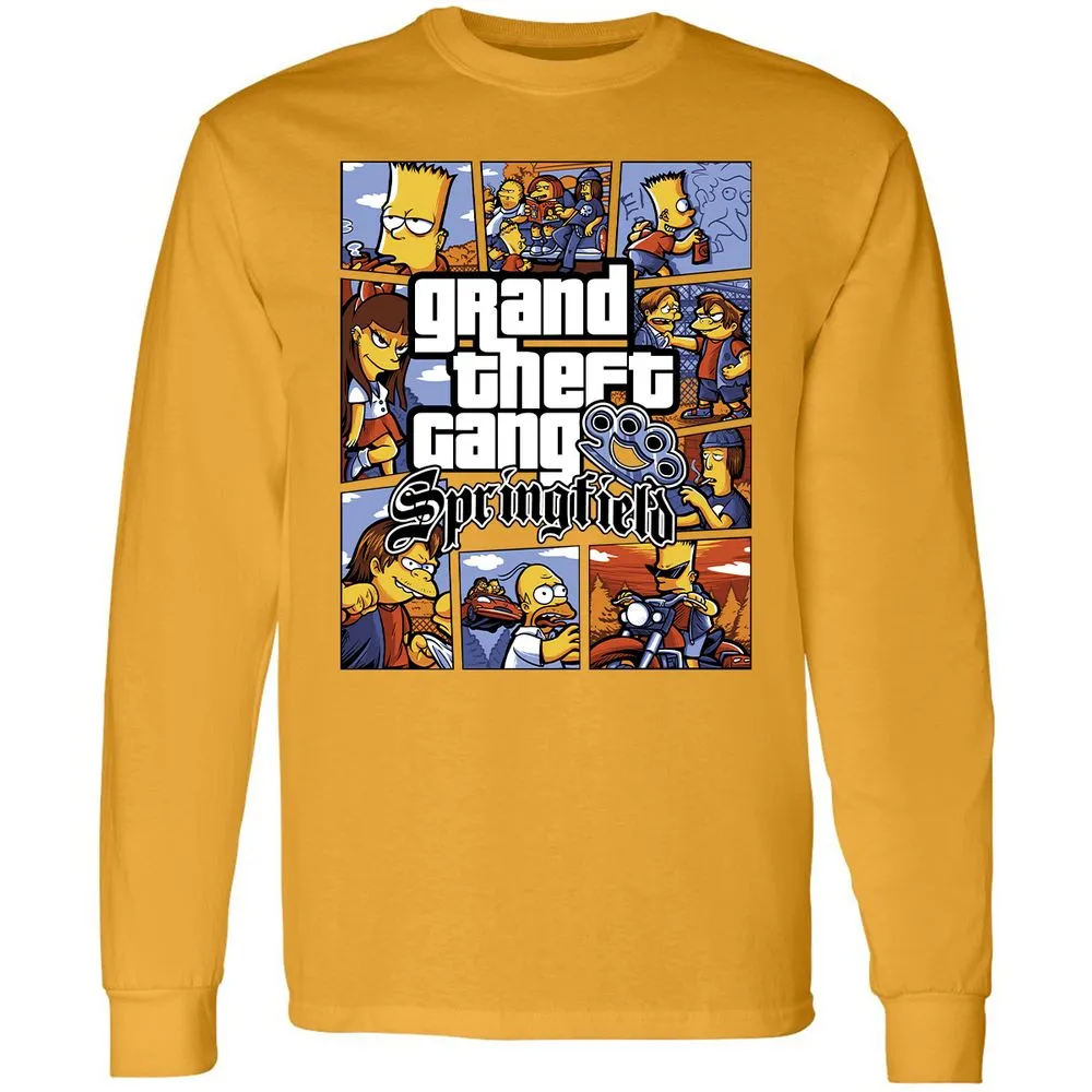 Long Sleeve T-Shirt - CAPK1WB9 - Gold - 9