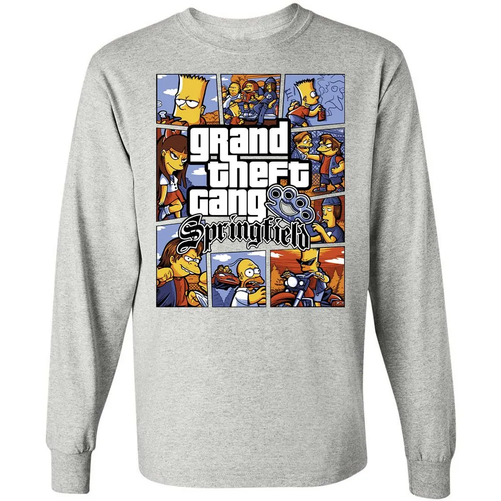 Long Sleeve T-Shirt - CAPK1WB9 - Ash - 7