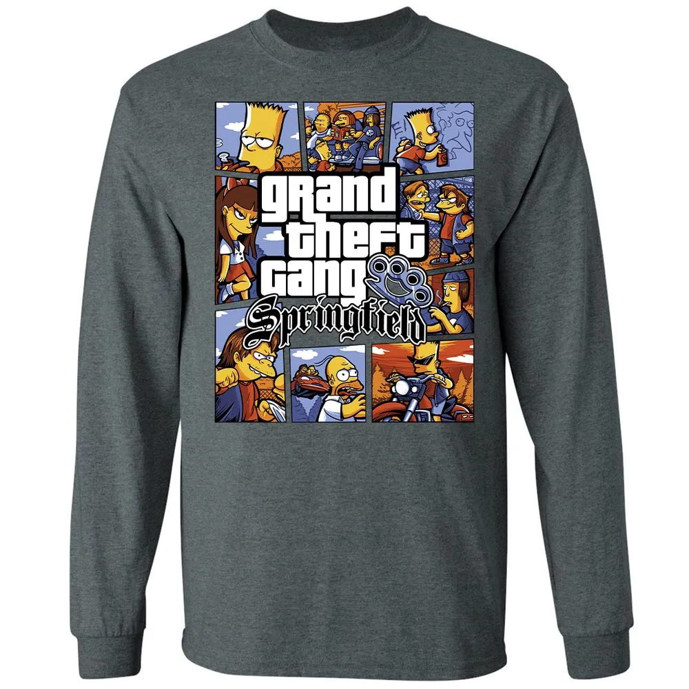 Long Sleeve T-Shirt - CAPK1WB9 - Dark Heather - 15