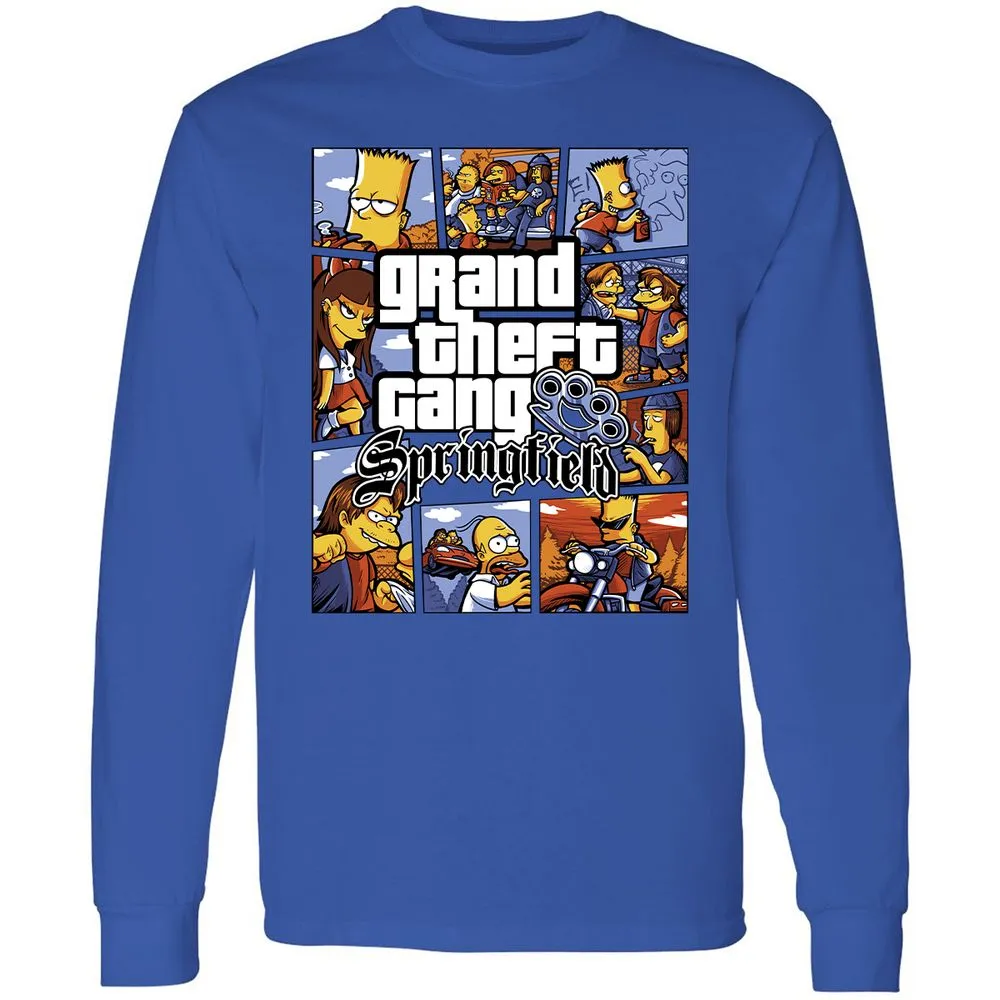 Long Sleeve T-Shirt - CAPK1WB9 - Royal - 8