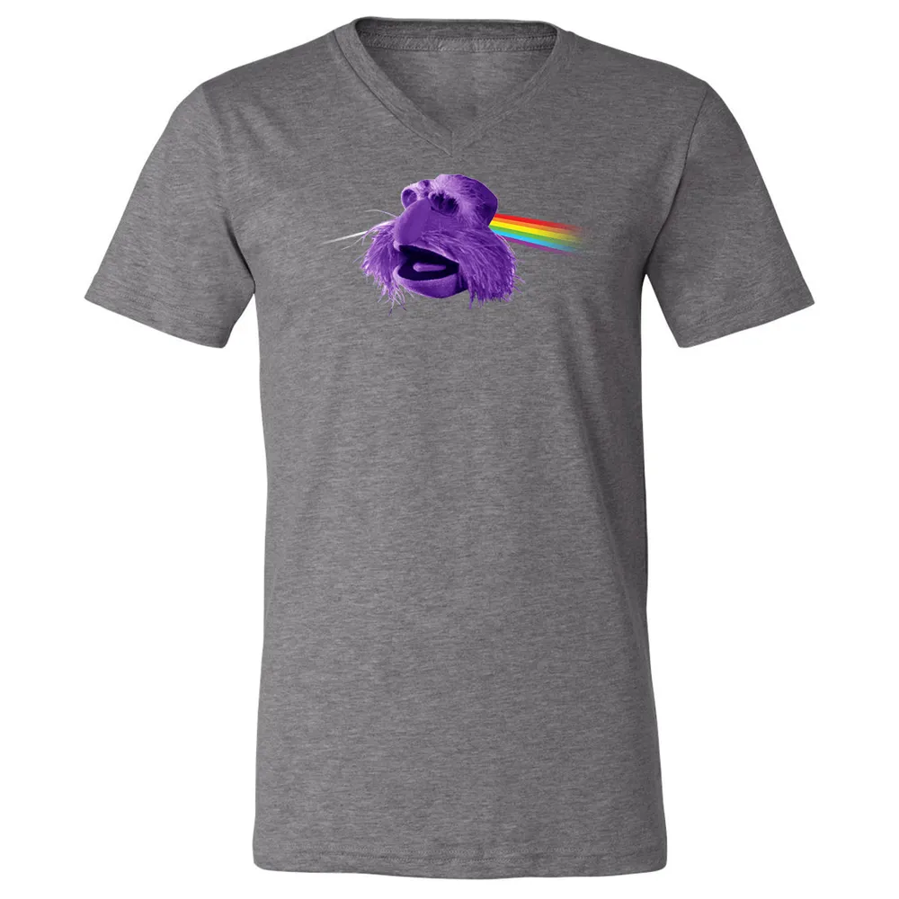 Unisex V-Neck T-Shirt - 9HXWZZUJ - Deep Heather - 13