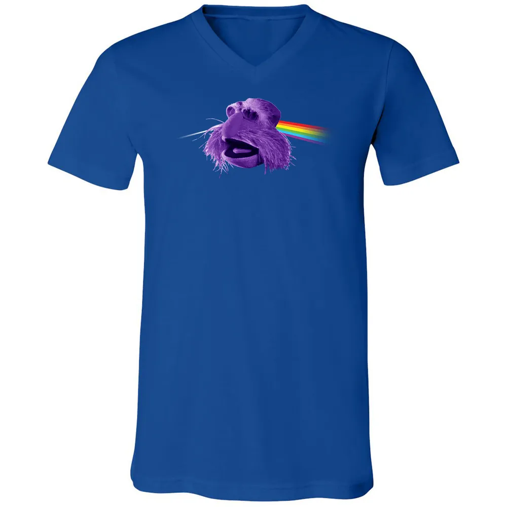Unisex V-Neck T-Shirt - 9HXWZZUJ - True Royal - 4