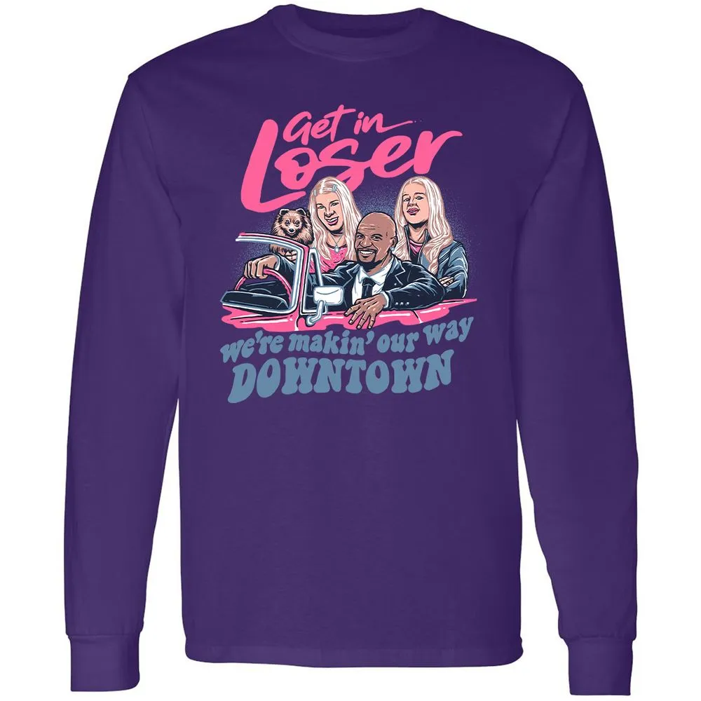 Long Sleeve T-Shirt - F67UBF3V - Purple - 13