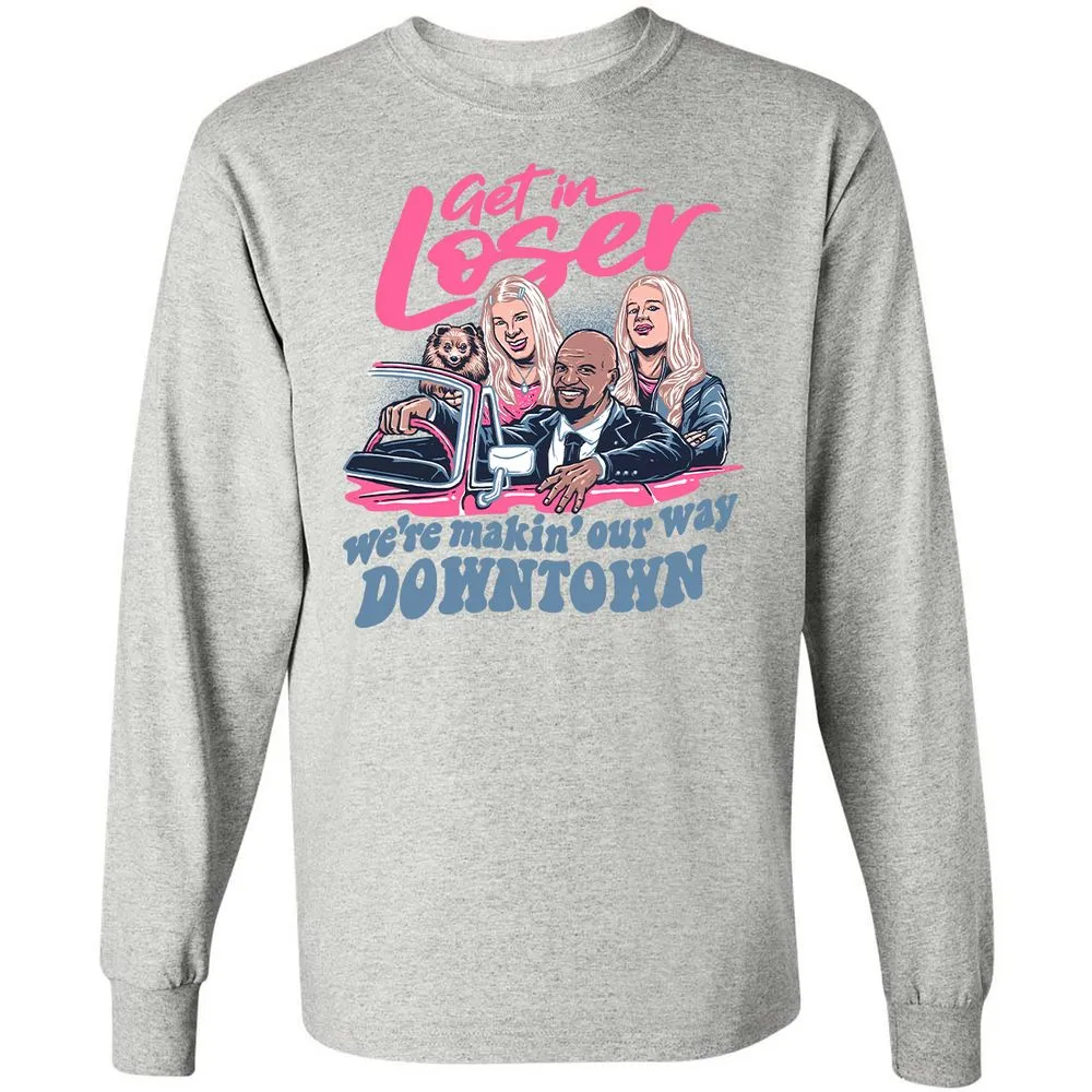 Long Sleeve T-Shirt - F67UBF3V - Ash - 7
