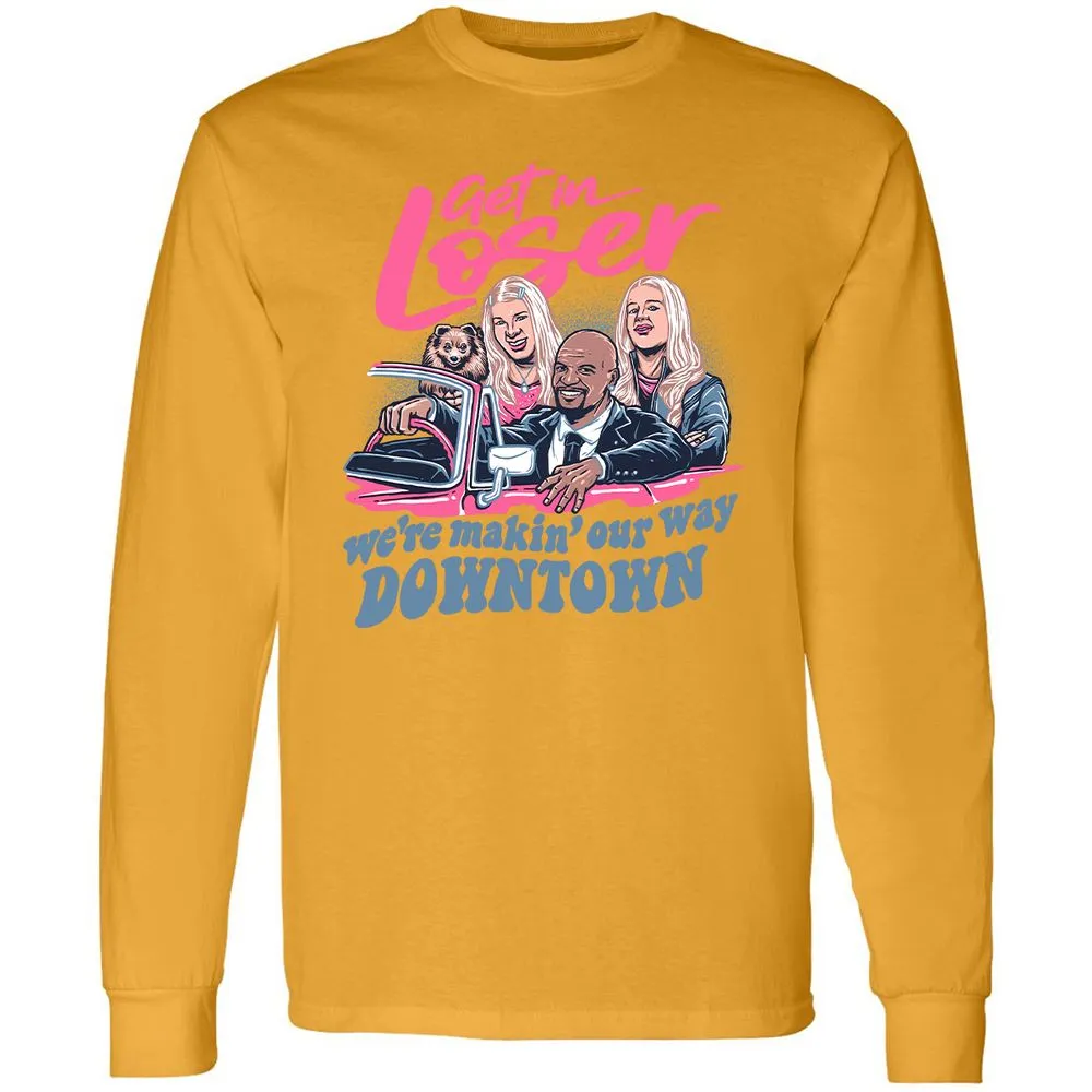 Long Sleeve T-Shirt - F67UBF3V - Gold - 9