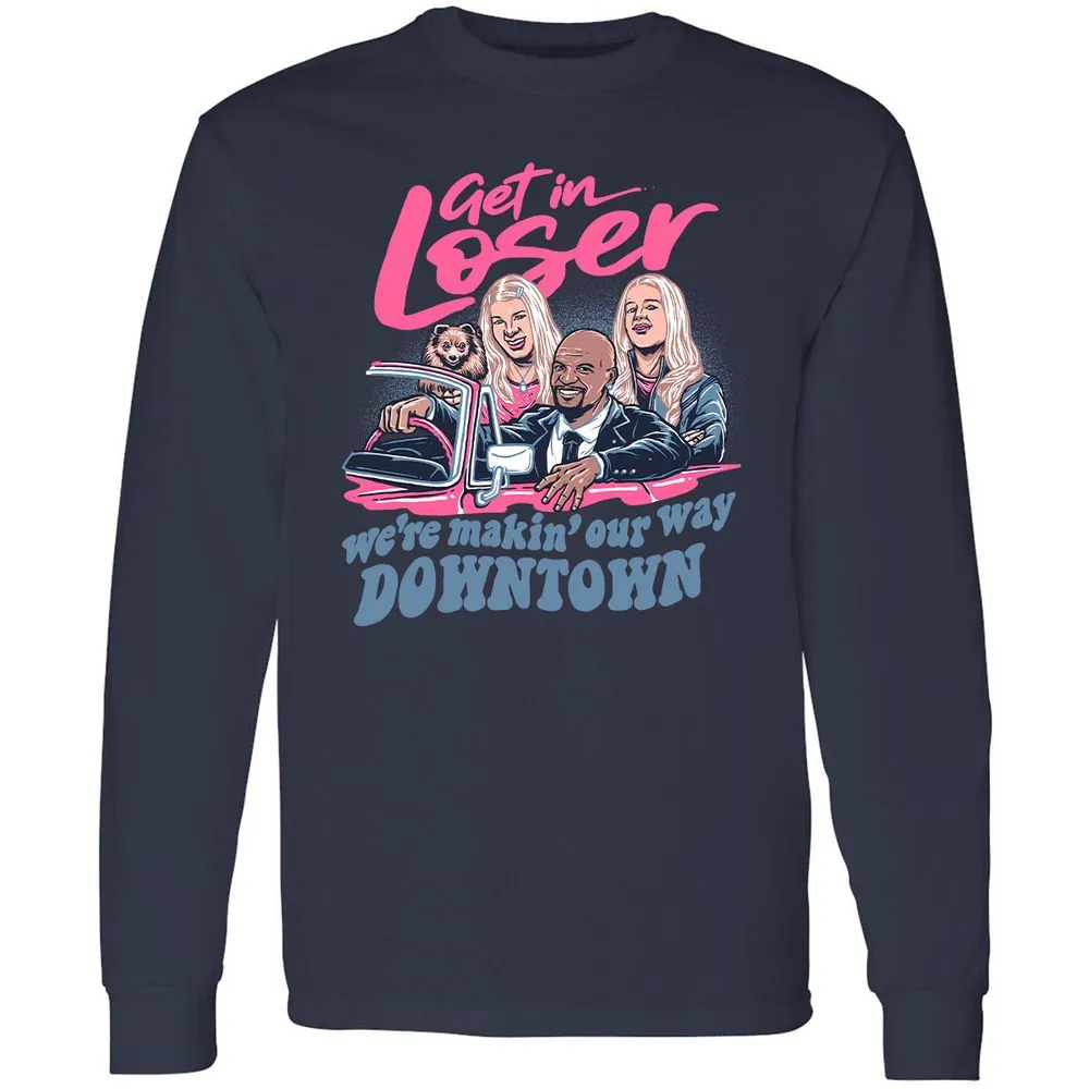Long Sleeve T-Shirt - F67UBF3V - Navy - 2