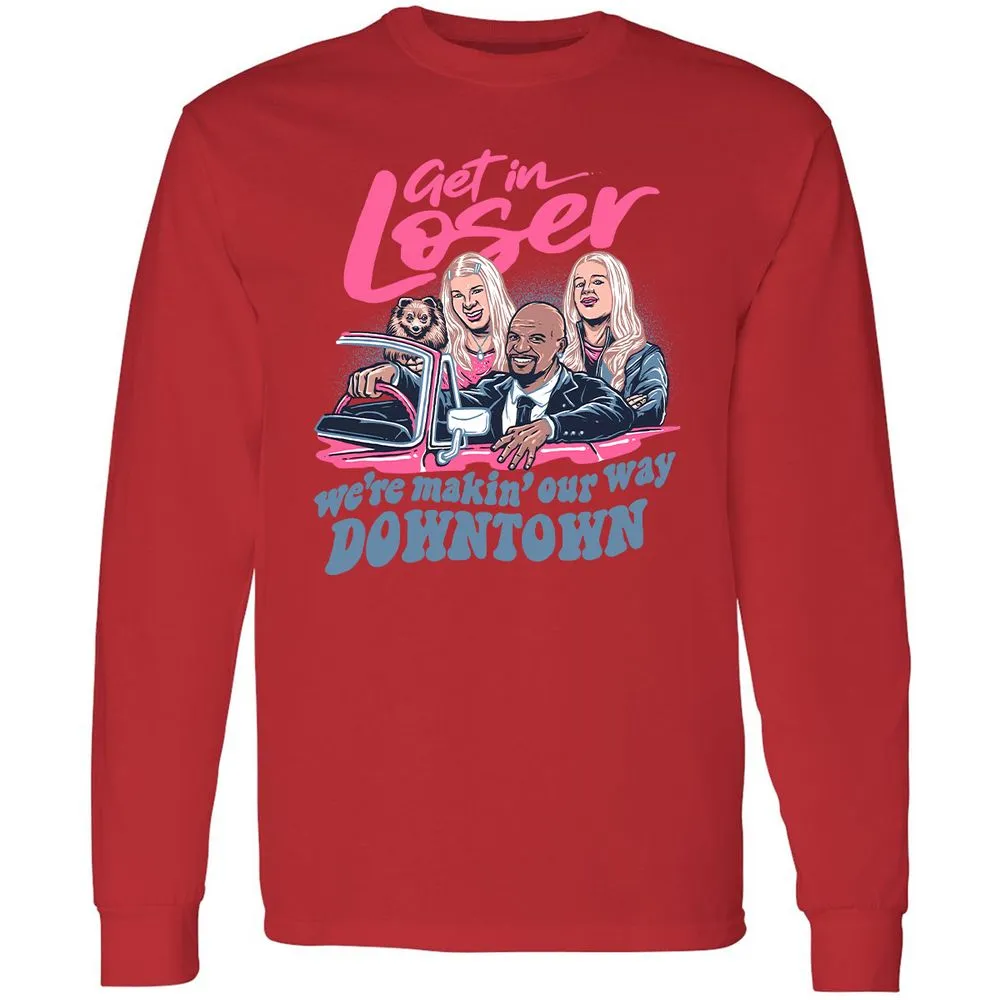 Long Sleeve T-Shirt - F67UBF3V - Red - 14