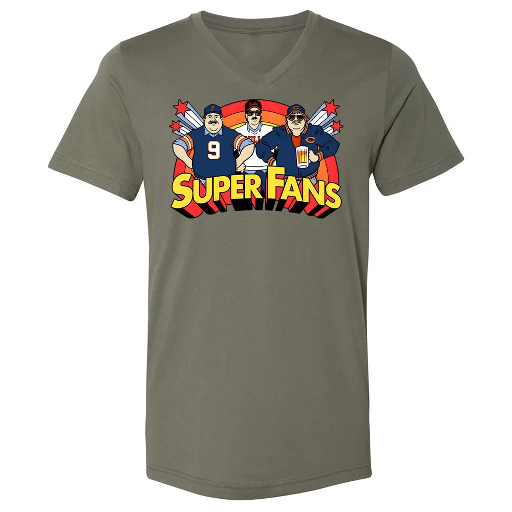 Unisex V-Neck T-Shirt - VUG7DDZ8 - Military Green - 10