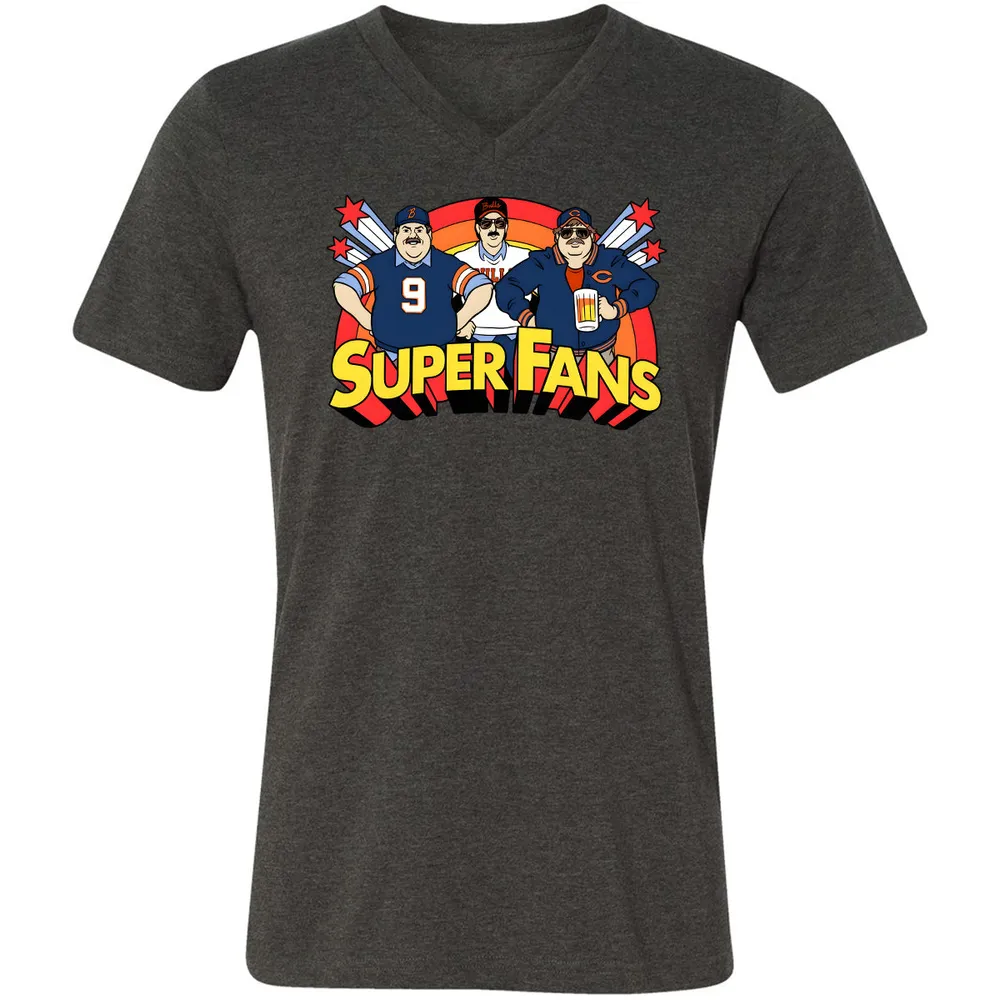 Unisex V-Neck T-Shirt - VUG7DDZ8 - Dark Grey Heather - 8