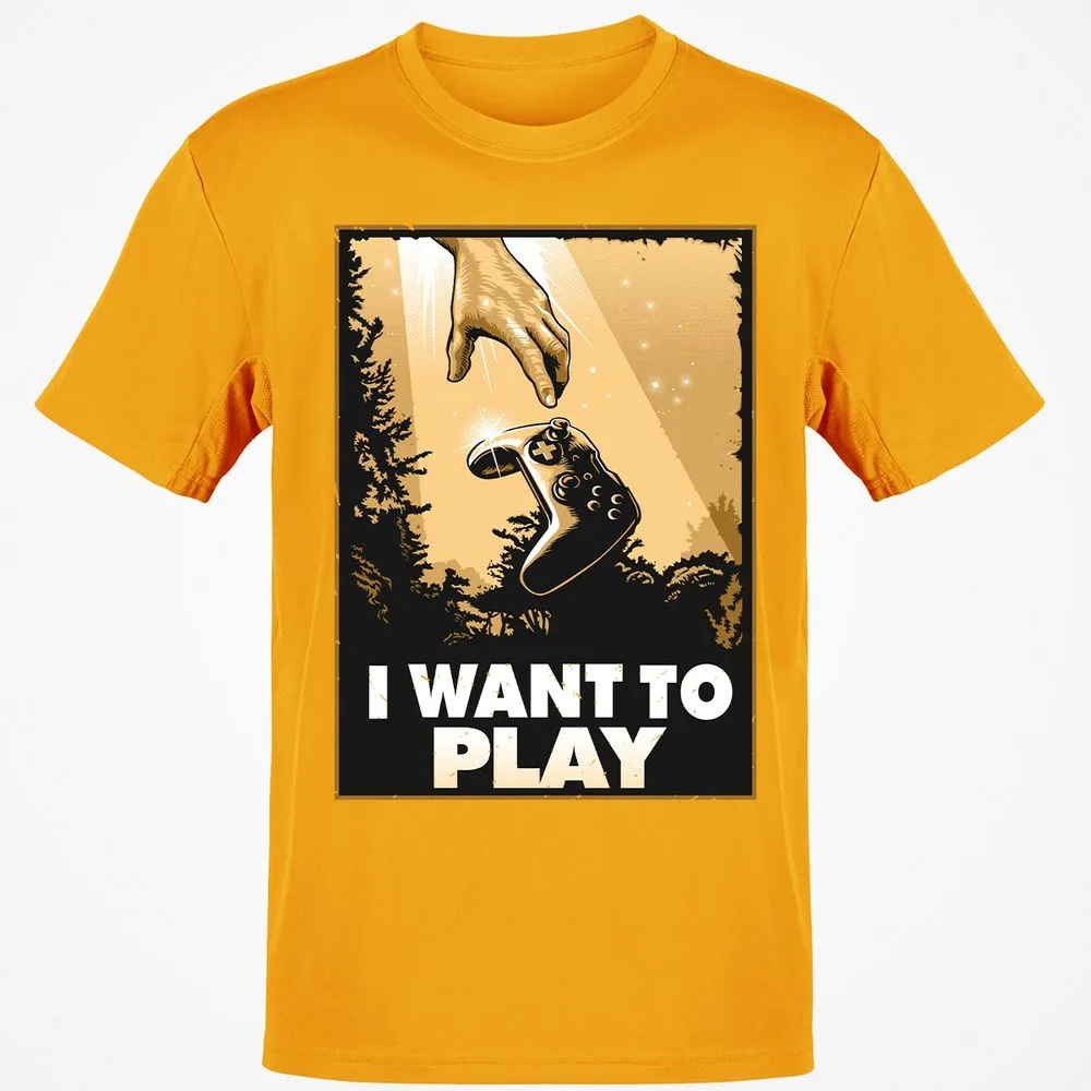 Classic Unisex T-Shirt - E7CL8MY7 - Gold - 4