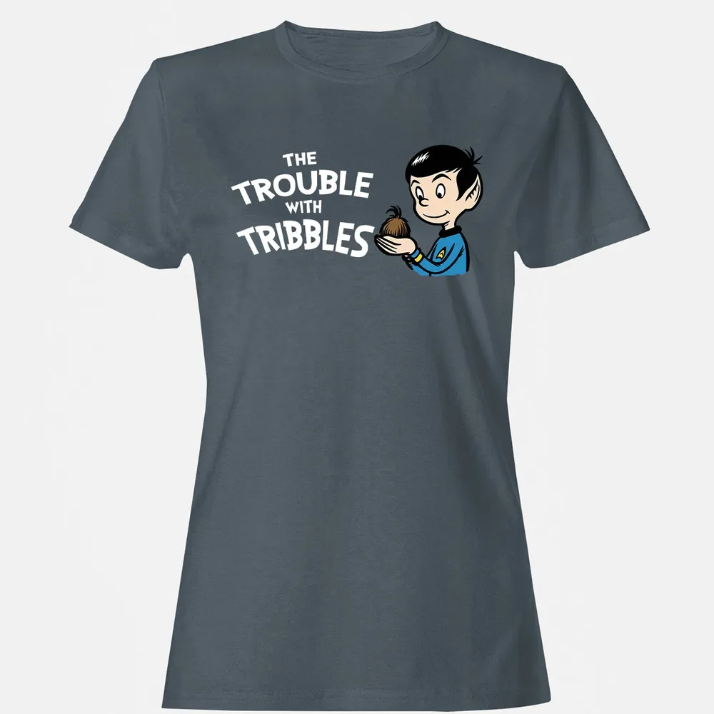Women's T-Shirt - 9AU6W6TY - Charcoal - 3