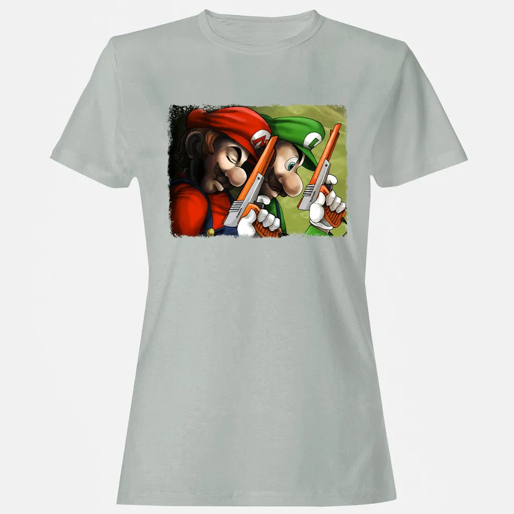 Women's T-Shirt - 4U3S79ZK - Ash - 2