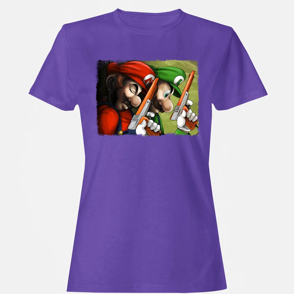 Women's T-Shirt - 4U3S79ZK - Purple - 12