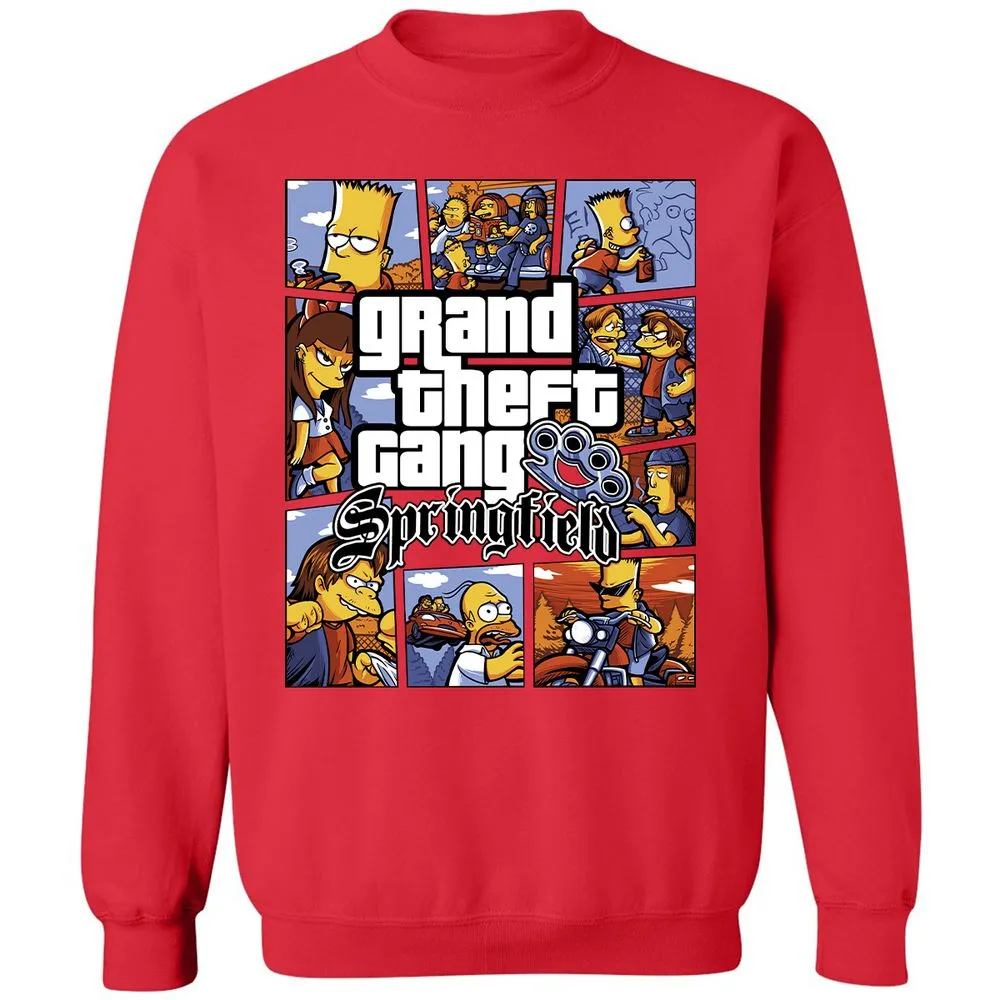 Classic Unisex Sweatshirt - 2F1YMYXG - Red - 5
