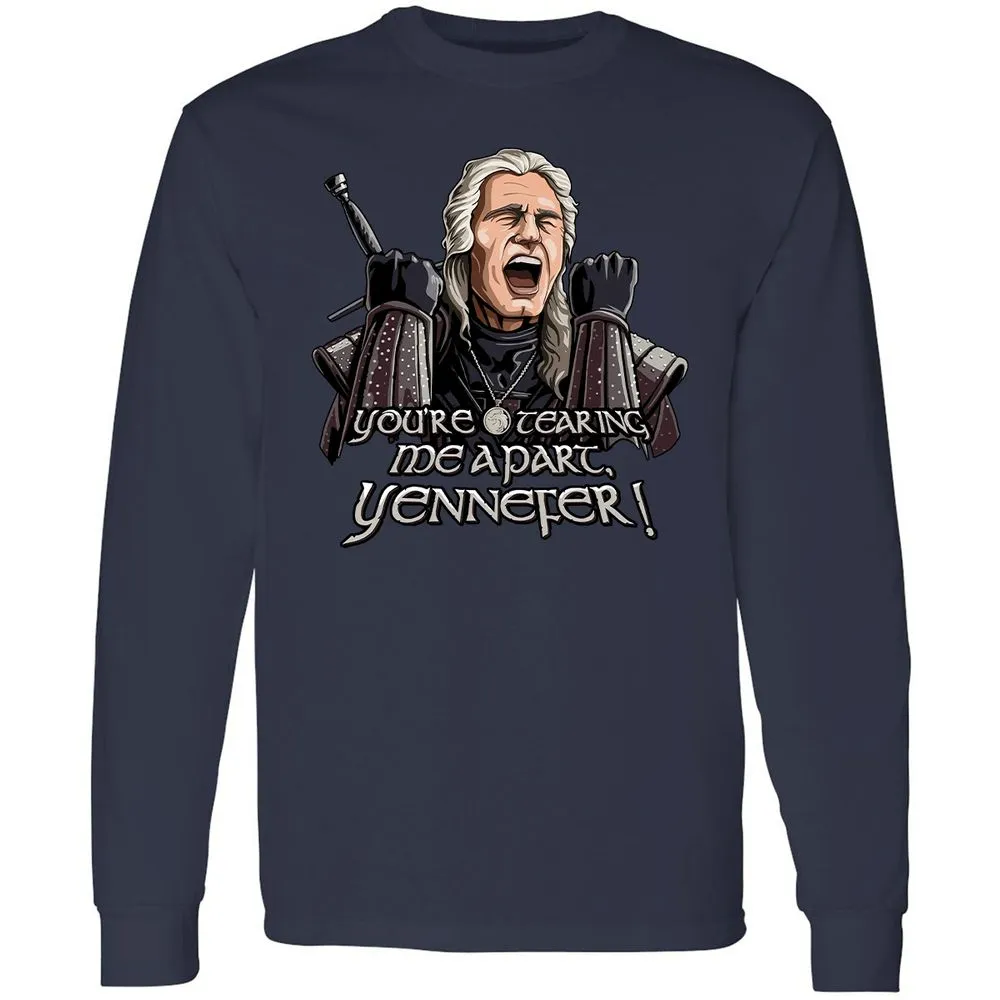 Long Sleeve T-Shirt - VXQBDV9G - Navy - 2
